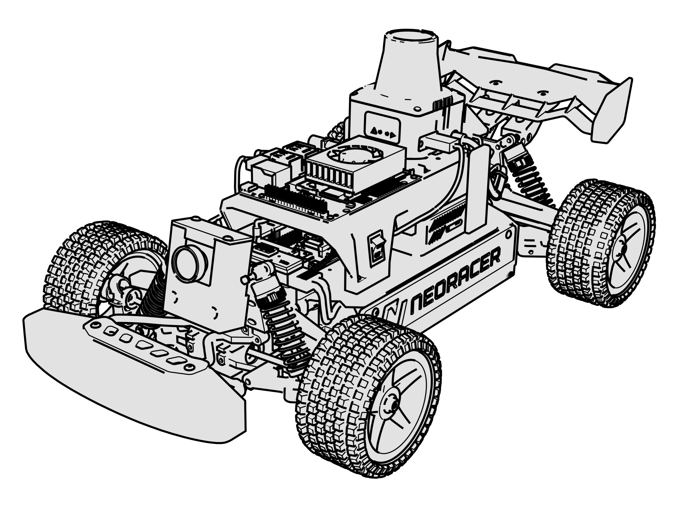 NeoRacer Line Art