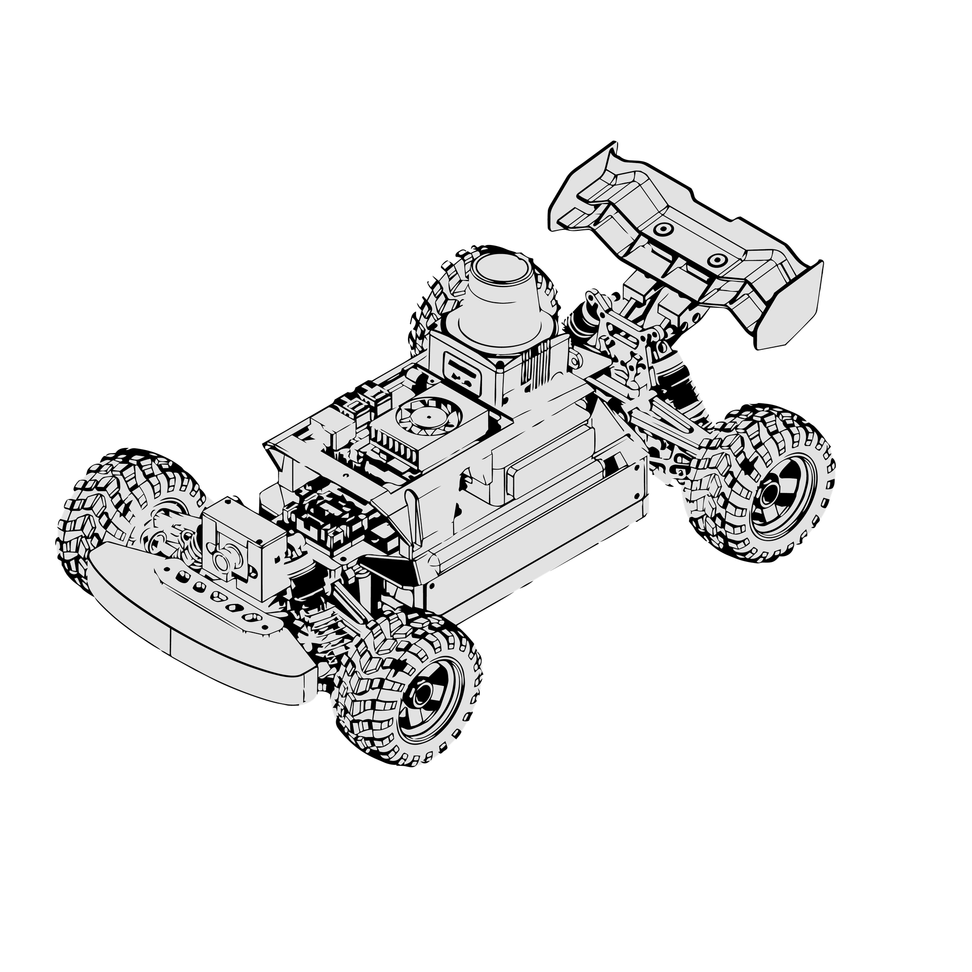 NeoRacer Line Art